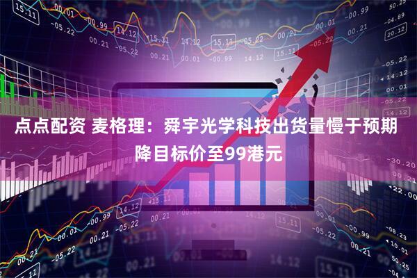点点配资 麦格理：舜宇光学科技出货量慢于预期 降目标价至99港元